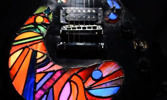 Epiphone in Stained Glass